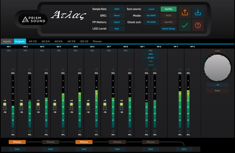 Prism Sound Atlas Audio Interface
