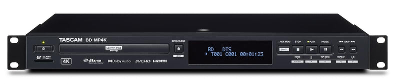 Tascam BD-MP4K Pro 4K/UHD Blu-Ray/Multi-Media Player