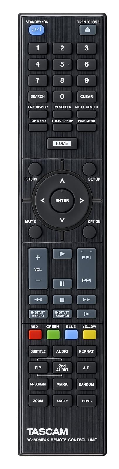 Tascam BD-MP4K Pro 4K/UHD Blu-Ray/Multi-Media Player
