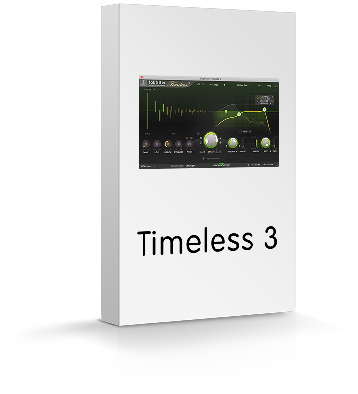 FabFilter Timeless 3 Tape Delay Plug-In