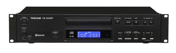 Tascam CD-200BT CD Player with Bluetooth Receiver