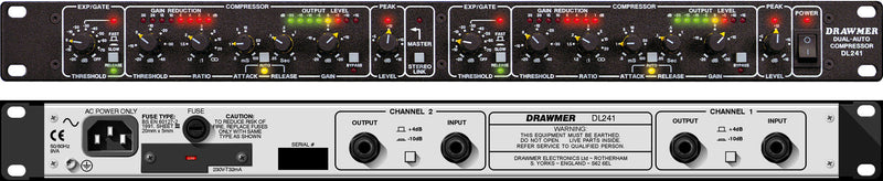Drawmer DL241 Dual Auto Compressor