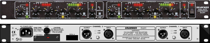 Drawmer DL241 Dual Auto Compressor