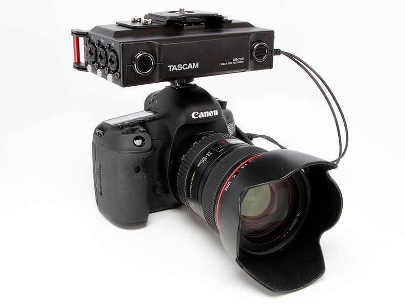 Tascam DR-70D 4-Channel Audio Recorder for DSLR Cameras
