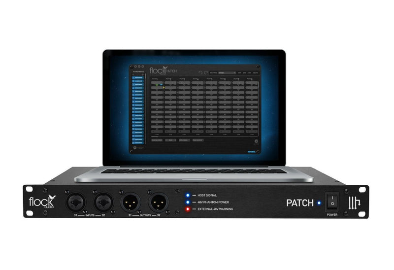 Flock Audio PATCH Digitally Controlled 32x32 Patchbay
