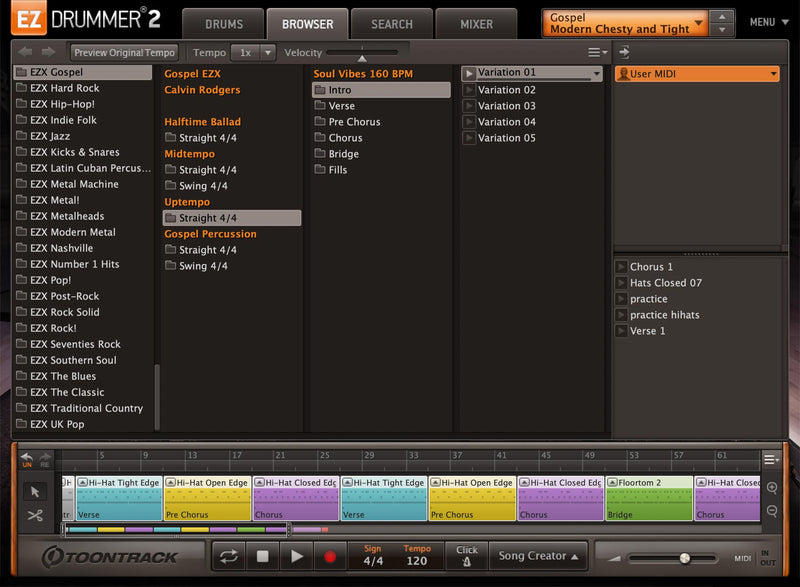 Toontrack Gospel EZX Expansion Pack