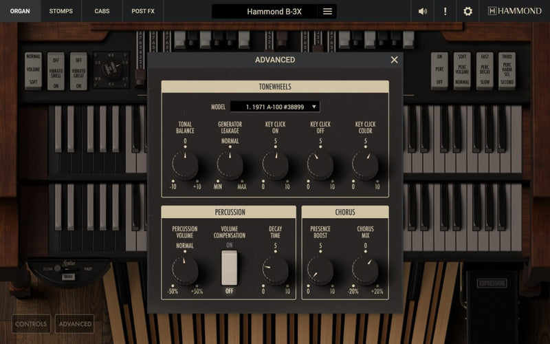 IK Multimedia Hammond B-3X Virtual Organ
