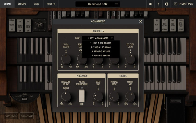 IK Multimedia Hammond B-3X Virtual Organ