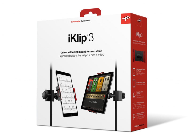 IK Multimedia iKlip 3 Universal Mic Stand Support