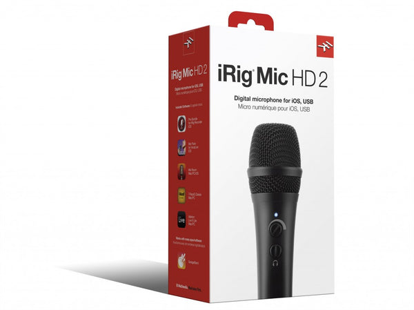 IK Multimedia iRig Mic HD 2 Handheld Mic for Mobile Devices