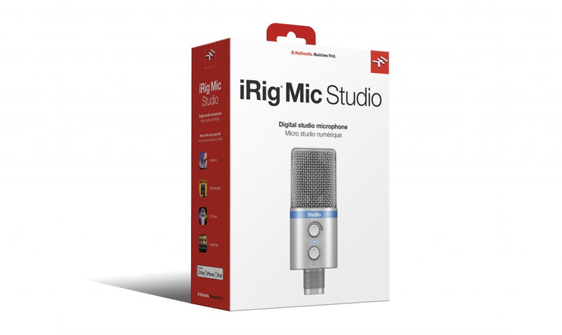 IK Multimedia iRig Mic Studio - iOS, Mac, PC, Android