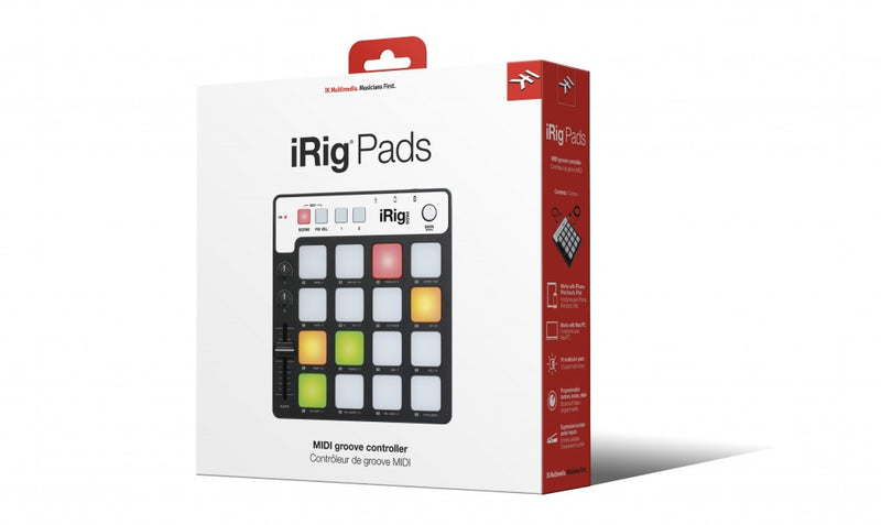 IK Multimedia iRig Pads Midi Groove Controller