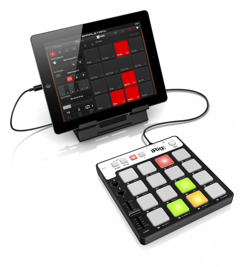 IK Multimedia iRig Pads Midi Groove Controller