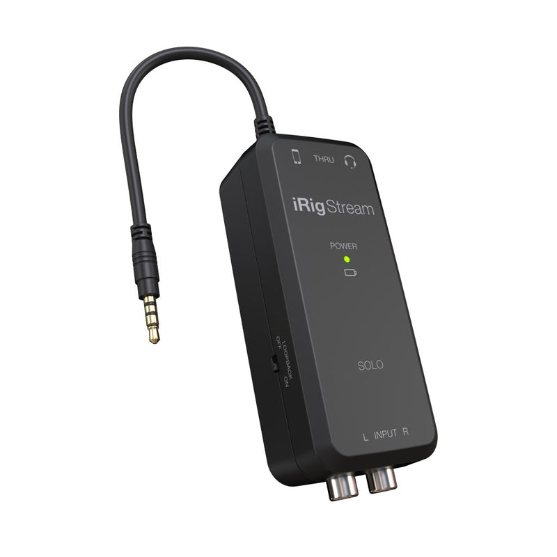 IK Multimedia iRig Stream Solo Streaming Audio Interface