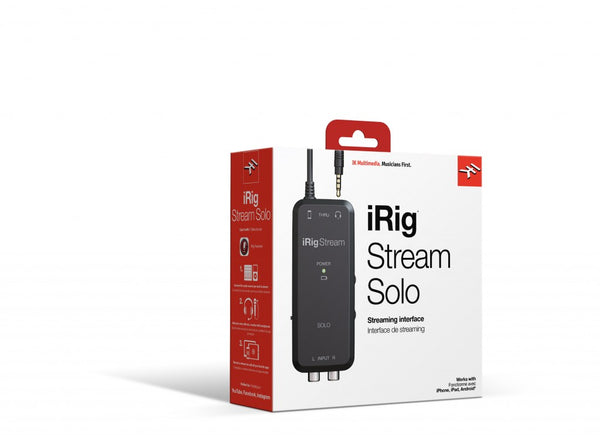 IK Multimedia iRig Stream Solo Streaming Audio Interface