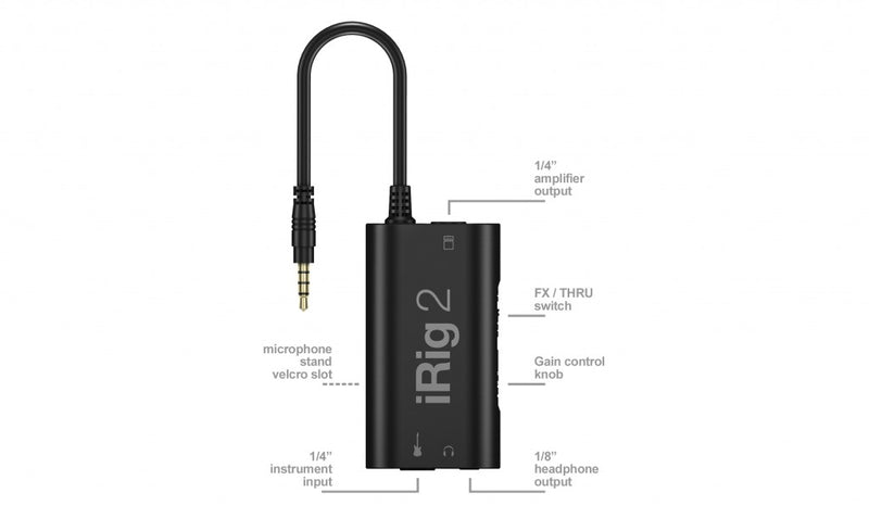 IK Multimedia iRig 2 Guitar Interface