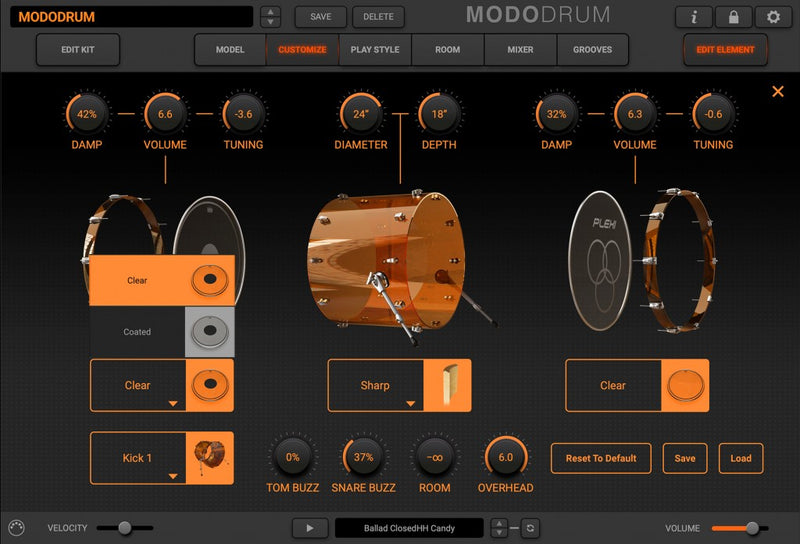 IK Multimedia MODO Drums Virtual Drums (Download)