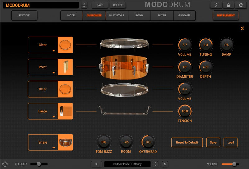 IK Multimedia MODO Drums Virtual Drums (Download)