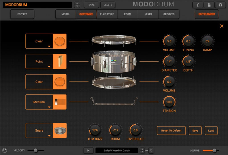 IK Multimedia MODO Drums Virtual Drums (Download)