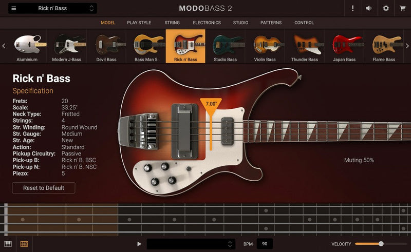 IK Multimedia MODO Bass 2 SE Virtual Bass (Download)