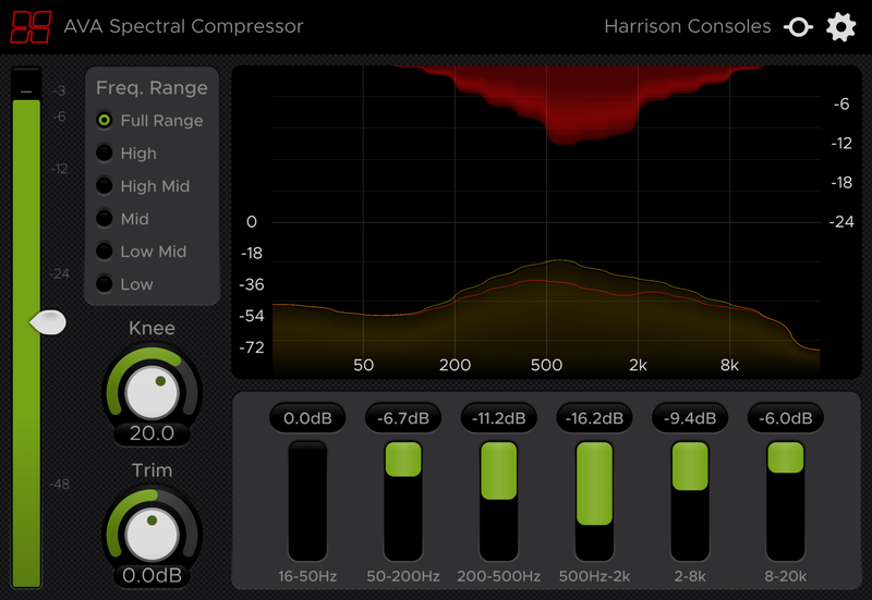 Harrison AVA Spectral Compressor Plug-In