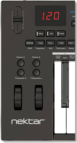 Nektar Impact LX25+ USB Midi Controller Keyboard