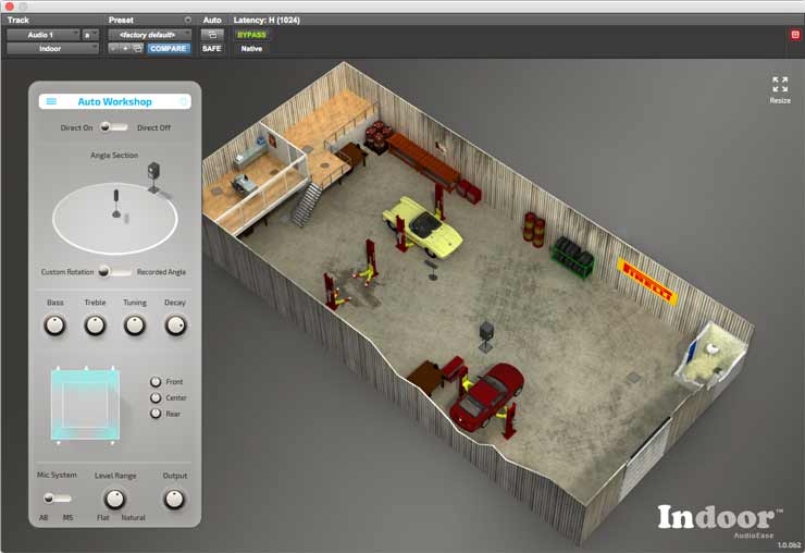 Audio Ease Indoor Reverb Plug-In for Audio Post