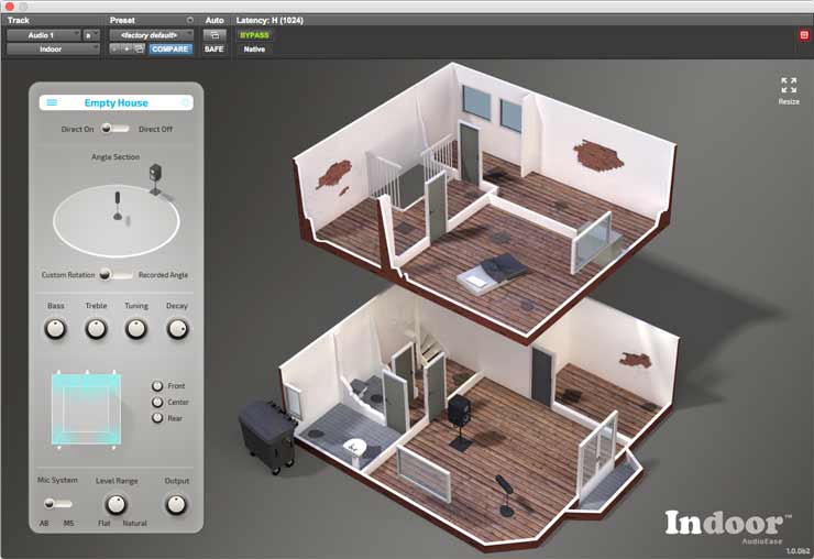 Audio Ease Indoor Reverb Plug-In for Audio Post