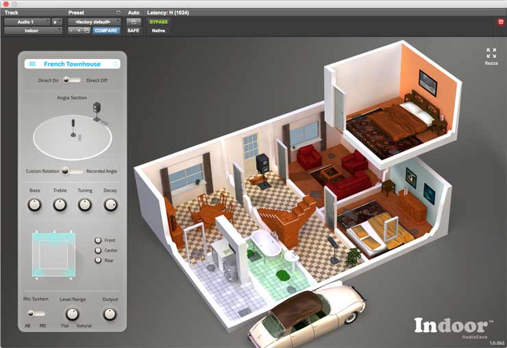 Audio Ease Indoor Reverb Plug-In for Audio Post