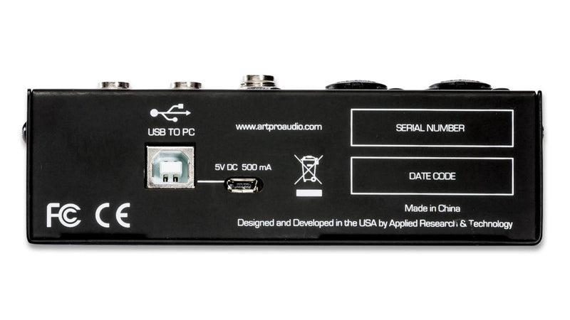 ART USBMix 4 Four Channel Mixer / USB Interface