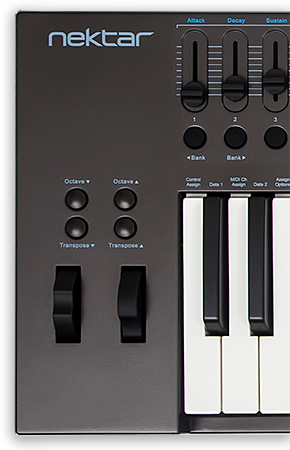 Nektar Impact LX61+ USB Midi Controller Keyboard