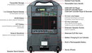 Mipro MA-707 Portable Wireless PA System