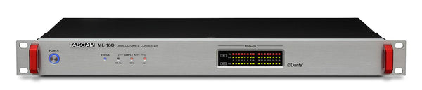 Tascam ML-16D 16-Channel Analogue-Dante-Analogue Converter