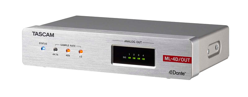 Tascam ML-4D/OUT 4-Ch. Dante-Analogue Converter