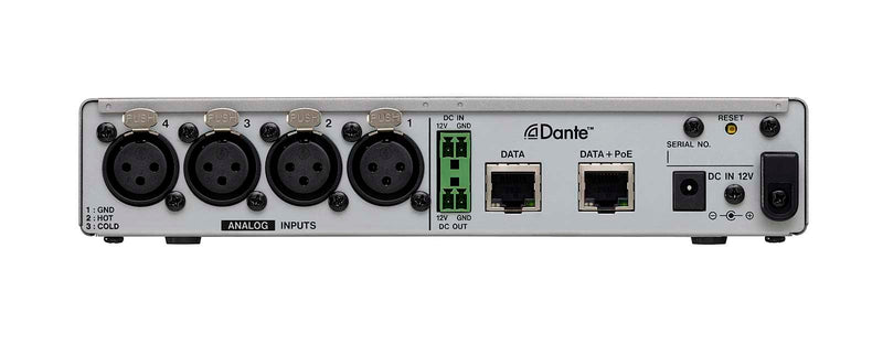 Tascam MM-4D/IN 4-Ch. Analogue-Dante Converter