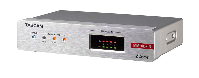 Tascam MM-4D/IN 4-Ch. Analogue-Dante Converter