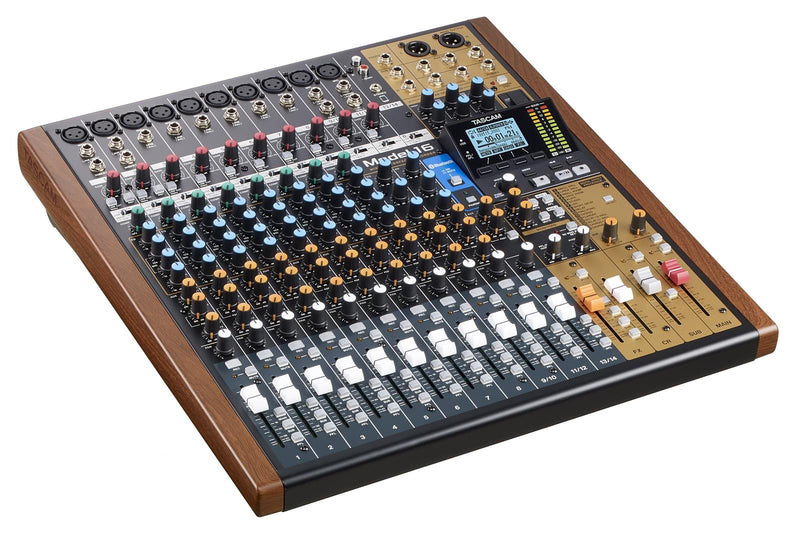 Tascam Model 16 Analogue Mixer With 16-Track Recorder