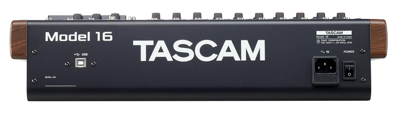 Tascam Model 16 Analogue Mixer With 16-Track Recorder