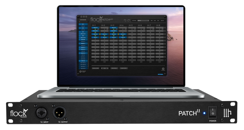 Flock Audio PATCH LT Digitally Controlled 16x16 Patchbay