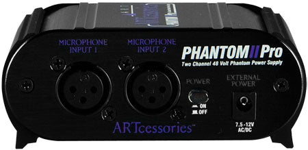 ART Phantom II Pro Dual Channel Phantom Power Supply