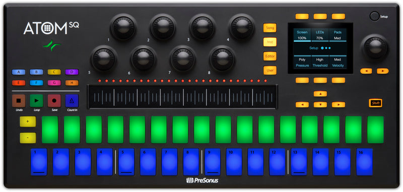Presonus Atom SQ Hybrid MIDI Keyboard/Pad Controller