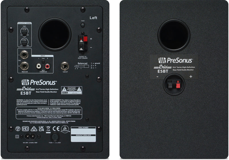 Presonus Eris E5 BT Active Studio Monitor with Bluetooth
