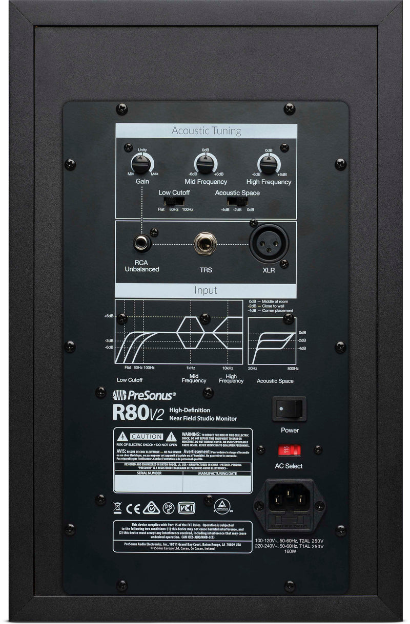 Presonus R80 V2 Active Nearfield Monitor