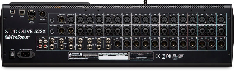 Presonus StudioLive 32SX 32-Ch. Digital Console / Recorder