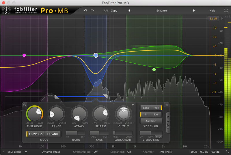 FabFilter Pro-MB Multiband Compressor Plug-In