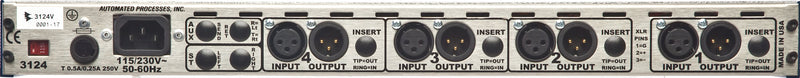 API 3124V 4-Channel Microphone Preamp
