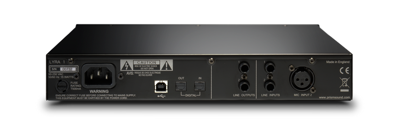 Prism Sound Lyra USB Audio Interface