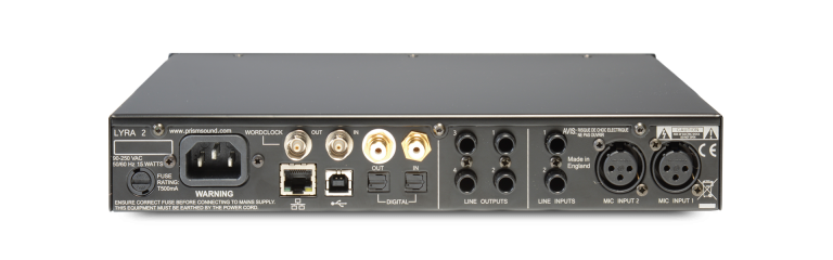 Prism Sound Lyra USB Audio Interface