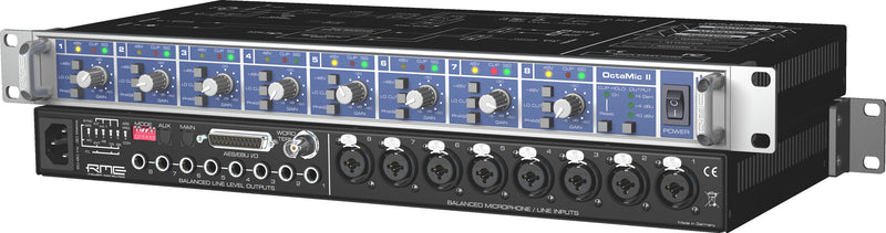 RME Octamic II 8-Channel Mic/Line Preamp & AD Converter