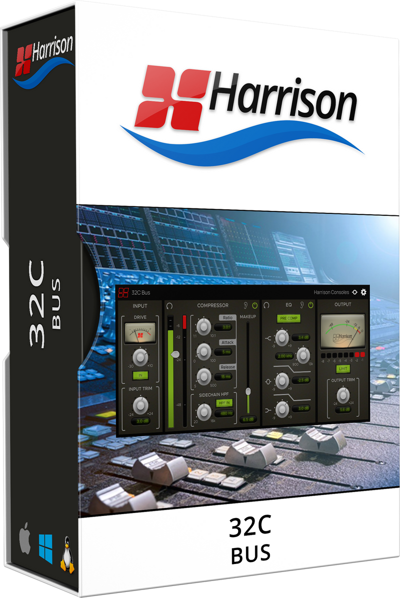 Harrison 32C Bus Mixbus Processing Plug-In